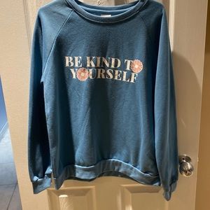 Sweatshirt size large blue